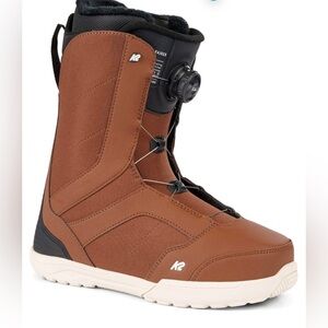 NEW K2 SNOWBOARD Raider Brown All-mountain Snowboard Boots 7 MEN’s Boa Tech
